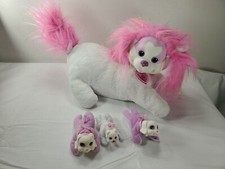 Puppy Surprise POPCORN 3 Babies Puppies Dog Plush 2014 Pink Lavender Stuffed