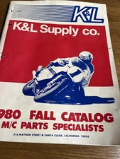 Vintage Motorcycle Parts Catalog- K&L Supply, Santa Clara, CA 1980 Fall Edition