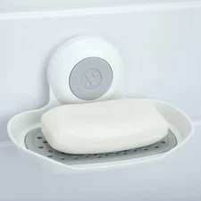 SlipX Solutions Patented Strong Hold Soap Saver, Suction Cup Soap Holder