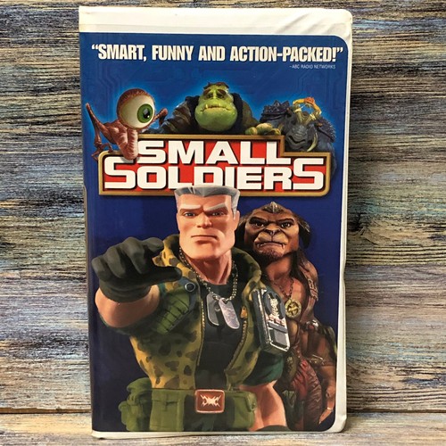 Small Soldiers VHS (1998) Movie DreamWorks Clamshell Video Tape & Flyer Insert - Picture 2 of 19