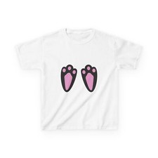 Easter Bunny Feet Kids Heavy Cotton Tee