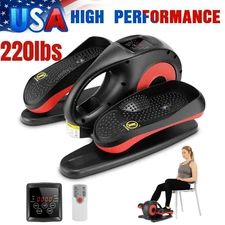 Under Desk Elliptical Machines Electric Pedal Bike Exerciser Trainer Portable🎁