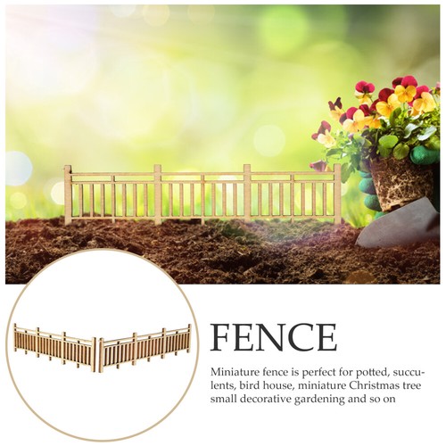 8 Stück Miniatur Gartenzäune Miniatur Garten Sand Tischzäune Mini Haus - Bild 9 von 12