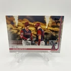OHTANI GETS HOT (great Condition) with Mike Trout 2019 Topps Series 2 Card# 367