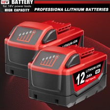 For Milwaukee M18 Lithium XC 12.0AH Extended Capacity Battery 48-11-1890