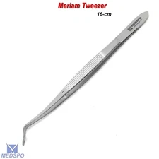 Meriam Tweezers Examination Cotton Dressing Forceps Utility Pick Up Lab Tools