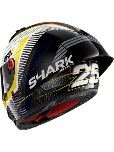 Shark Aeron GP Raul Fernandez Signature, Black Full Face Motorcycle Helmet, NEW! - Picture 4 of 4
