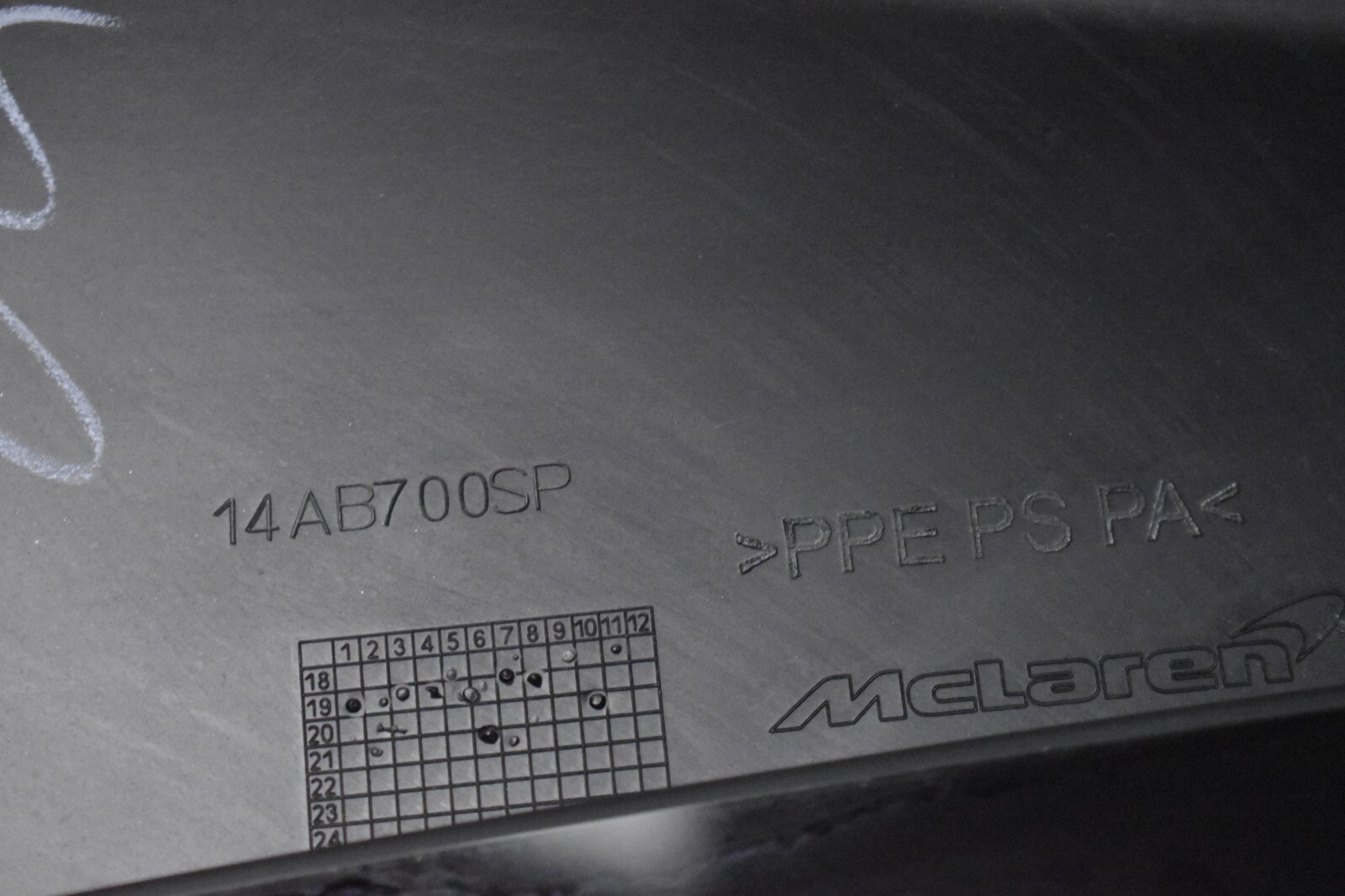 MCLAREN SIDE WINDOW FACTORY OEM