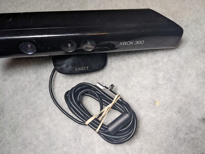 SHIPS FREE FAST Genuine Microsoft XBOX 360 Kinect Sensor Bar Model 1414 Black