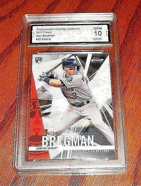 2017 Alex Bregman Finest ROOKIE Card 89 PGA Mint 10 EBay