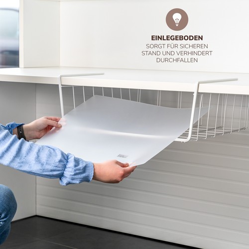 eluno Maxi-Schrankkorb inklusive Einlegeboden und Kratzschutz - Bild 13 von 22