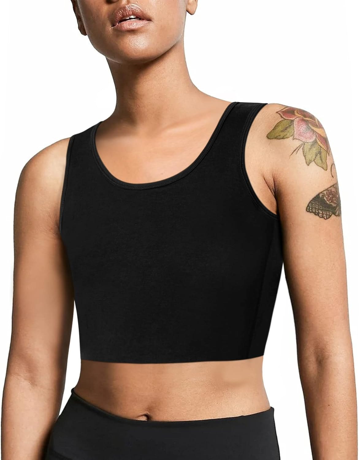 FTM Chest Binder for Trans Men & Tomboy Women - Breathable Binder Bra Top