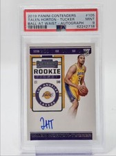 2019-20 CONTENDERS ROOKIE AUTOGRAPH TALEN HORTON-TUCKER RC AUTO PSA 9
