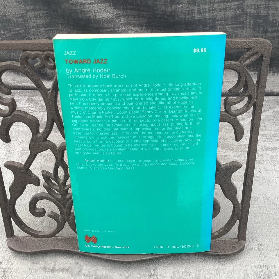 Toward Jazz By Andre Hodeir PB 1962 Da Capo Press - Image 4 of 4