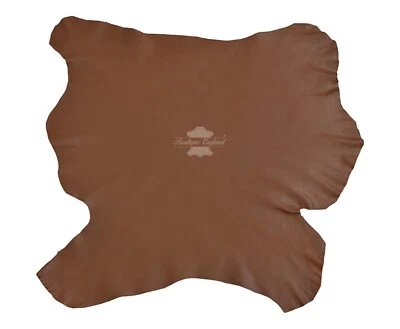 SMART RANGE Kastanienbraun Handwerk Kleidungsstück Qualität Echtleder Lammfell Felle 6 bis 7 Quadratfuß