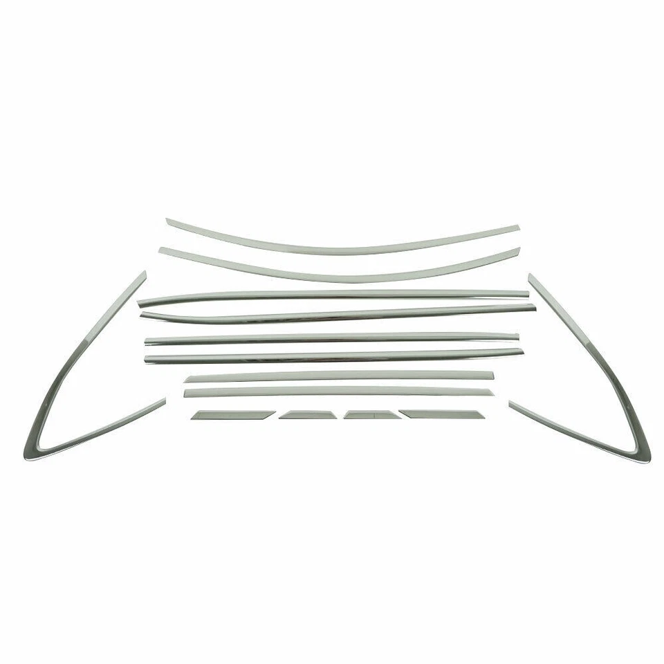 Tira de cubierta de alféizares de marco de ventana de acero inoxidable para Hyundai Tucson 2016-2021 Foto 4 de 4