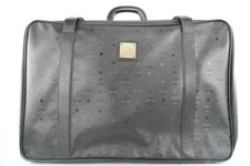Mcm  Black Monogram Visetos Suitcase Luggage 402mcm226