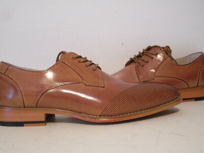 Giovanni Mens Edwyn Leather Lace Up Oxford Dress Shoes Tan Size 9 | eBay Giovanni Mens Edwyn Leather Lace Up Oxford Dress Shoes Tan Size 9 | eBay