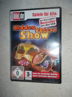 Hidden Object Show (PC, 2009) Wimmelbild Rätsel 300 Spielrunden 10 Varianten