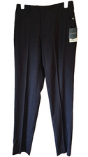 NWT Lauren Ralph Lauren Boys Dress Pants Trousers Blk Beugene Flat Front 16R/28W