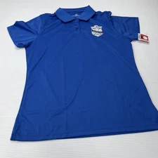 Ravisloe Country Club 1901 Polo Women's size Small Blue Embroidered Crest New