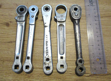 5 REFRIGERATION RATCHET WRENCHES WALDEN DURO CHROME KELVINATOR BONNEY RF23 RF25