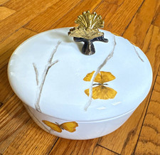 Michael Aram Handmade Butterfly Ginkgo Porcel...