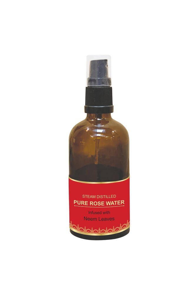 Calming Rose And Neem Toner, Gentle Hydration And Skin Sooth