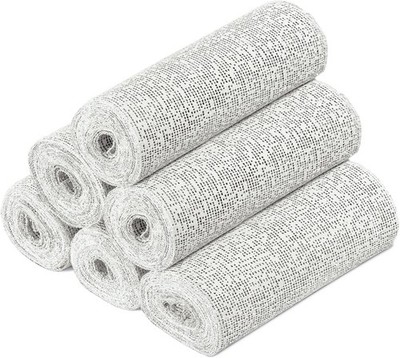 Plaster Cloth Rolls L Pack of 6 - Gauze Bandages for Body Casts Plaster of Pa...
