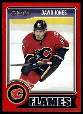 2014-15 O-Pee-Chee Red David Jones Calgary Flames #425