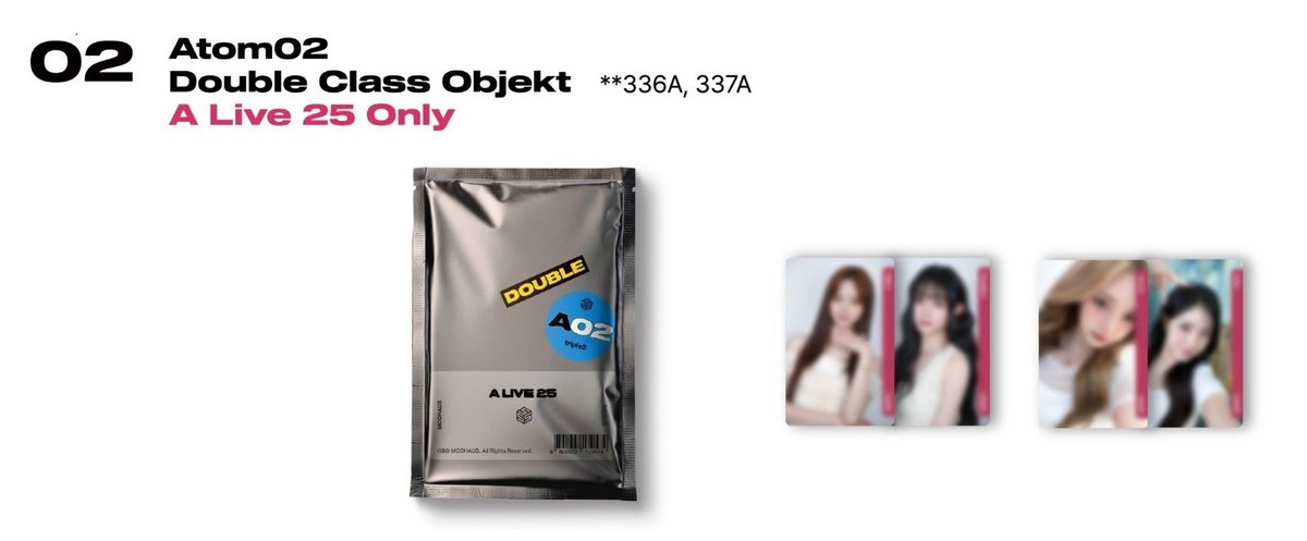 tripleS A Live 25 VIP AA330 ハヨン Objekt tripleS A Live 25 in Seoul OFFICIAL MD Atom02 Double Class