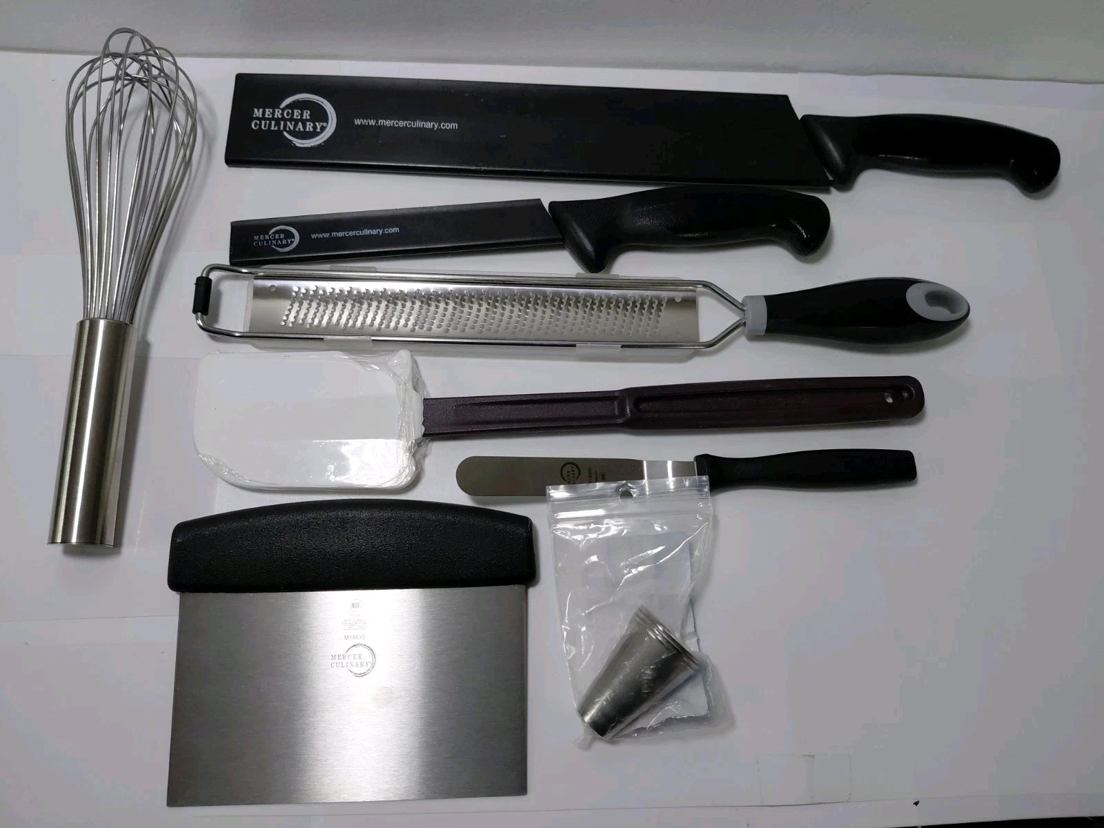 8 Mercer Culinary Utensils Set - Whisk, Knives, Spatulas, Tips
Opens in a new window or tab