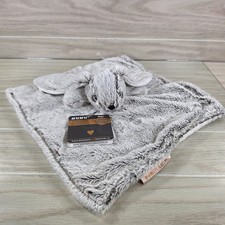 Blankets  Beyond Bunny Lovey 13" Security Blanket Frosted Gray Mocha 2023 NWT