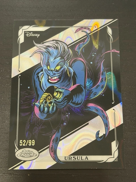 2026 Topps Disney Neon NV-1 Ursula Silver lava /99