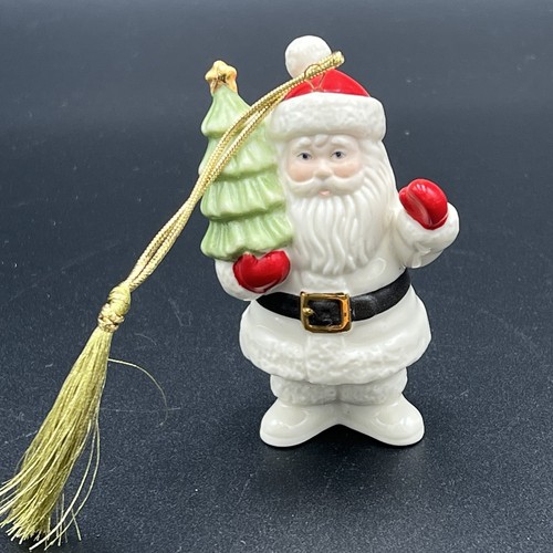 Ornamento natalizio in porcellana Lenox Buon Babbo Natale - Foto 10 di 10