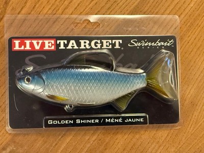 Live Target 200mm 70gr Golden Shiner Schwimmköder Hecht, Barsch, Barsch Angelköder