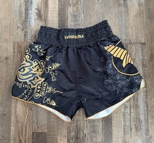 Hayabusa Men’s Muay Thai Falcon Embroidered MMA UFC kickboxing Shorts Size XL