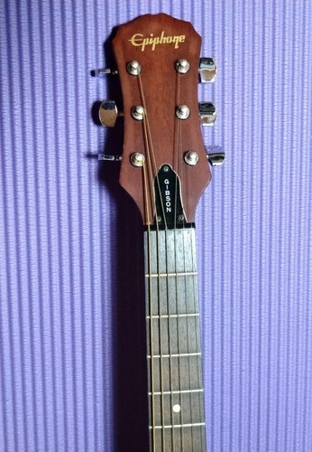 Epiphone PR-200 Acoustic Guitar Vintage Rare Super-Sharp Condition with Case - Picture 7 of 13