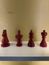 Hobby Lobby Red  Contemporary Chess Pieces Lo...