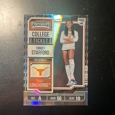 2025 Panini University of Texas NIL LOGO RAINBOW FOIL #16 Torrey Stafford
