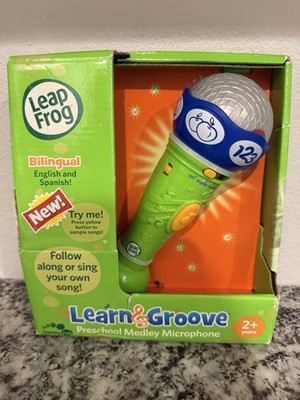 Leapfrog Learn & Groove Microphone Sing Along Preschool Bilingual RARE/NEW  