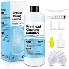 Printhead Cleaning Kit for Epson HP Canon Inkjet Printer Head Cleaner, 250 ml...