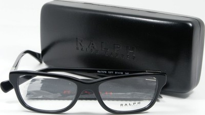 Ralph Lauren RA7079 1377 Gloss Black Acetate Eyeglasses Frame 51-16-140 NEW
