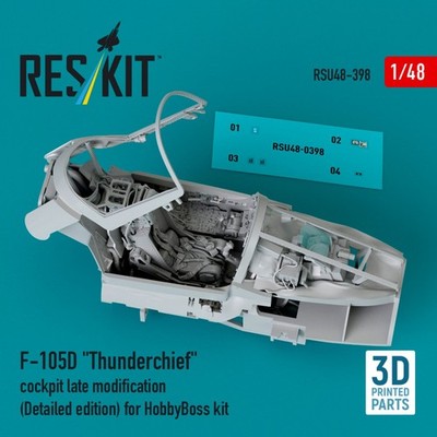 F-105D Thunderchief cockpit late (Detailed edition) for HobbyBoss / 1:48