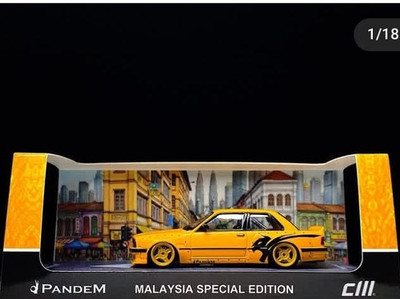CM-Model BMW E30 M3 Pandem gold chrome MDX-Malaysia diecast show  2026 Exclusive
