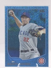 2013 Topps #609 Scott Baker Silver Slate Blue Sparkle