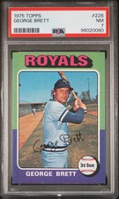 1975 Topps George Brett #228 PSA 7