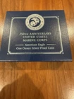 250th Anniversary US Marine Corps American Eagle One Ounce 1oz Silver Proof