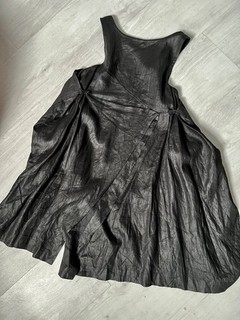 RUNDHOLZ Leinen Kleid / Tunika Gr. 38 schwarz