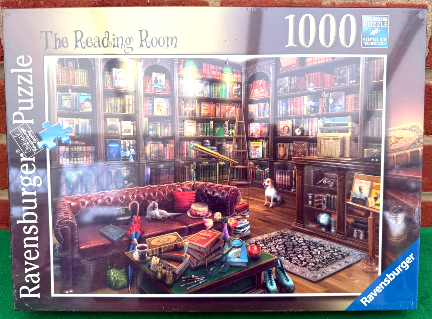 NEW/SEALED Ravensburger 1000 Piece Jigsaw Puzzle The Reading Room Christmas Idea